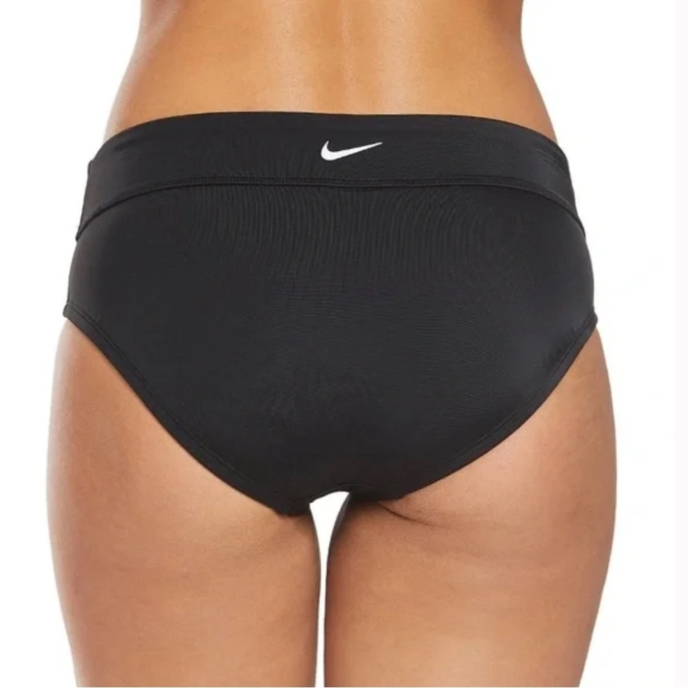 Nike Womens Active Hipster Bikini Bottom NESS9275DS Black Bikini Swimwear Medium